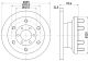 HELLA Bremsscheibe 8DD 355 117-501