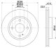 HELLA Bremsscheibe 8DD 355 115-371