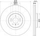 HELLA Bremsscheibe 8DD 355 128-941