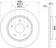 HELLA Bremsscheibe 8DD 355 115-801