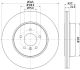 HELLA Bremsscheibe 8DD 355 119-341
