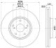 HELLA Bremsscheibe 8DD 355 115-981