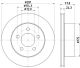 HELLA Bremsscheibe 8DD 355 125-371