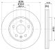 HELLA Bremsscheibe 8DD 355 116-031