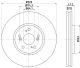 HELLA Bremsscheibe 8DD 355 116-091