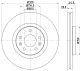 HELLA Bremsscheibe 8DD 355 129-111