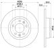 HELLA Bremsscheibe 8DD 355 116-171