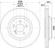 HELLA Bremsscheibe 8DD 355 116-281