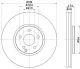 HELLA Bremsscheibe 8DD 355 120-961