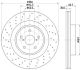 HELLA Bremsscheibe 8DD 355 129-851