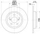 HELLA Bremsscheibe 8DD 355 116-401