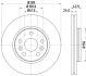 HELLA Bremsscheibe 8DD 355 116-451