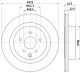 HELLA Bremsscheibe 8DD 355 120-551