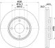 HELLA Bremsscheibe 8DD 355 116-531