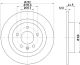 HELLA Bremsscheibe 8DD 355 116-601