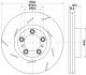 HELLA Bremsscheibe 8DD 355 133-661