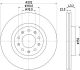 HELLA Bremsscheibe 8DD 355 116-691
