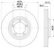 HELLA Bremsscheibe 8DD 355 116-741