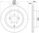 HELLA Bremsscheibe 8DD 355 116-881