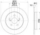 HELLA Bremsscheibe 8DD 355 116-901