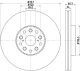 HELLA Bremsscheibe 8DD 355 116-911