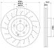 HELLA Bremsscheibe 8DD 355 116-951