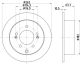 HELLA Bremsscheibe 8DD 355 125-301