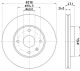 HELLA Bremsscheibe 8DD 355 117-061