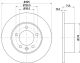 HELLA Bremsscheibe 8DD 355 129-201