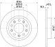 HELLA Bremsscheibe 8DD 355 117-241