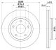 HELLA Bremsscheibe 8DD 355 117-321