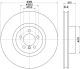 HELLA Bremsscheibe 8DD 355 122-571