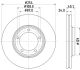 HELLA Bremsscheibe 8DD 355 117-381