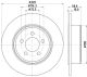 HELLA Bremsscheibe 8DD 355 117-411