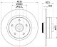 HELLA Bremsscheibe 8DD 355 123-181