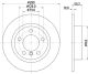 HELLA Bremsscheibe 8DD 355 123-001