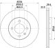 HELLA Bremsscheibe 8DD 355 118-261