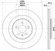 HELLA Bremsscheibe 8DD 355 125-551