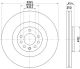HELLA Bremsscheibe 8DD 355 120-091