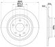 HELLA Bremsscheibe 8DD 355 118-541