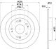 HELLA Bremsscheibe 8DD 355 118-351