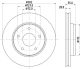 HELLA Bremsscheibe 8DD 355 119-191