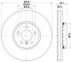 HELLA Bremsscheibe 8DD 355 120-881