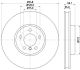 HELLA Bremsscheibe 8DD 355 119-271