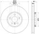 HELLA Bremsscheibe 8DD 355 120-891