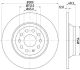 HELLA Bremsscheibe 8DD 355 119-481
