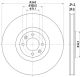 HELLA Bremsscheibe 8DD 355 119-641