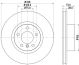 HELLA Bremsscheibe 8DD 355 119-531