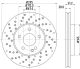 HELLA Bremsscheibe 8DD 355 129-681
