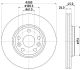 HELLA Bremsscheibe 8DD 355 119-691